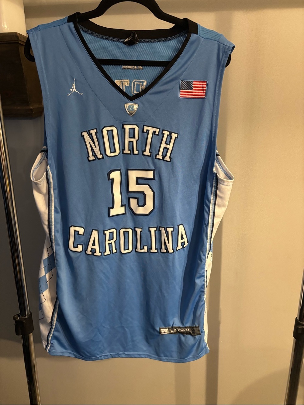 Jordan Brand UNC Tar Heels Vince Carter #15 Basketball Jersey size XL